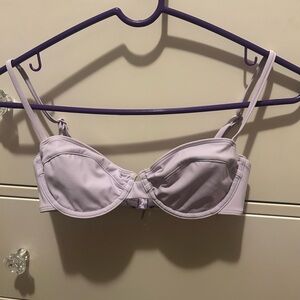 Babaton Purple Bikini Swimwear Top Only Size Sm. New wo Tags. Gorgeous Lavender